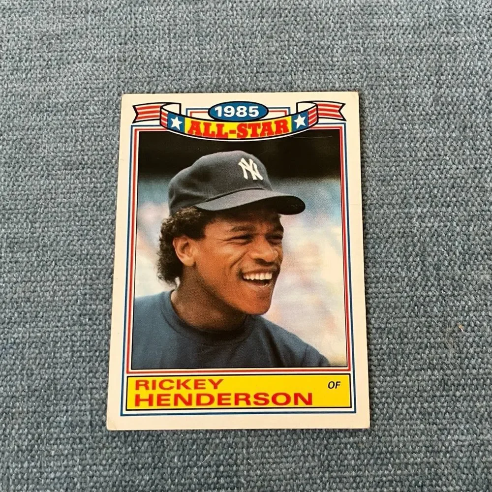 1986 Topps New York Yankees Baseball Card Trading Card